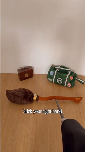 Your first Quidditch flying lesson with Miniso’s full-sized Nimbus 2000 #harrypotter #quidditch