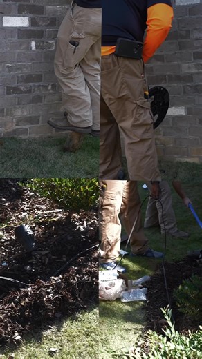 From dark to dazzling 💡 Another landscape lighting install bringing life to the night! #PremierServiceCompany #OutdoorLighting #HomeGoals #CurbAppeal | Premier Service Company, Inc.