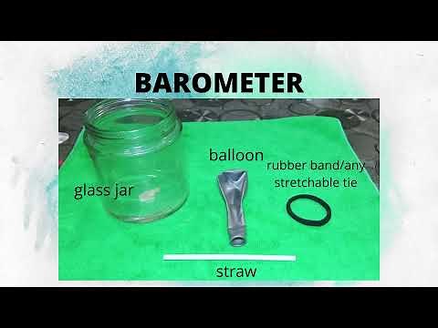 Improvised Weather Instruments (Performance Task) Barometer and Cloud Cover Making
