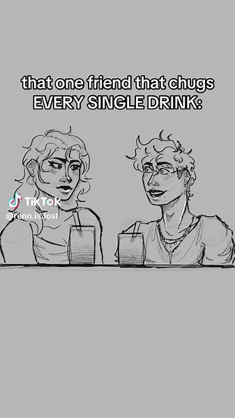The Friend Who Chugs Every Drink: A Funny Animation