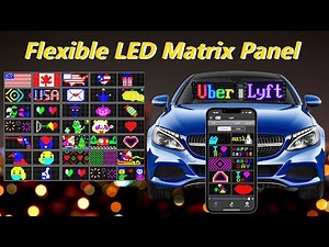 6.7''x2.7'' Light Sign for Car for Uber/Lyft Ride-share Drivers