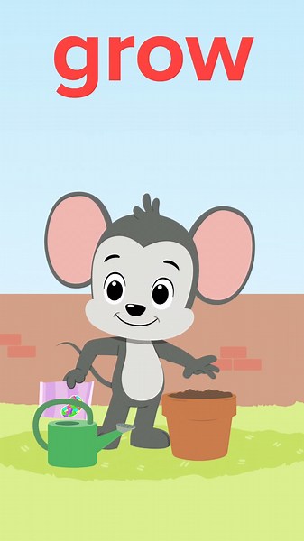 Kindergarten Sight Words: Grow | ABCmouse #learning #education #sightwordsforkids #kindergarten