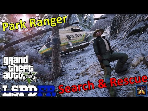 Park Ranger Search & Rescue Helicopter Patrol | GTA 5 LSPDFR Episode 499