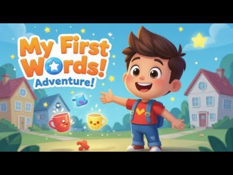 My First Words Adventure: Learn Daily Life Objects for Kids | Fun Learning with BoomZoom Beats