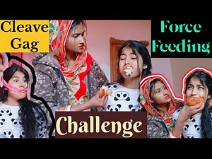 #like Force Feeding Challenge||Cleave Gag Challenge||Gag Hogtie Challenge||Manya Creation