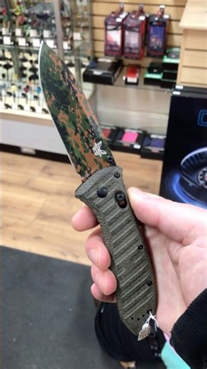 Benchmade's new camo finish... Thoughts? #edc #lifestyle #isa #