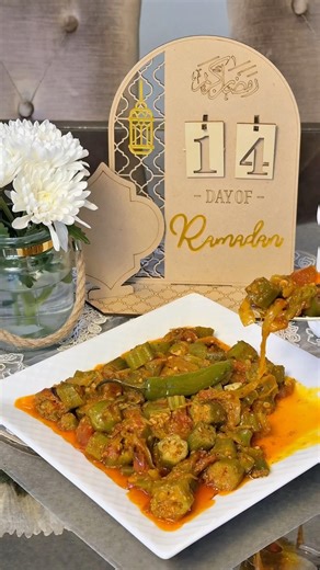 🌙✨ Ramadan Series Episode 14 | Easy Instant Pot Okra Curry Recipe #asmr #cooking