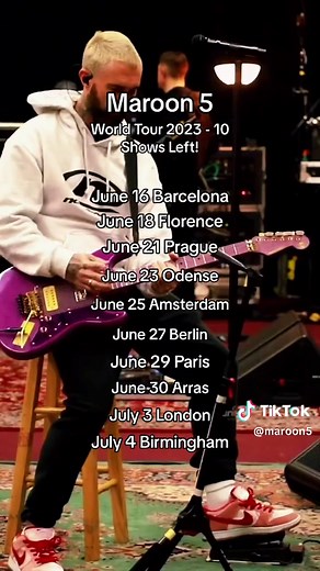 Maroon 5 on TikTok