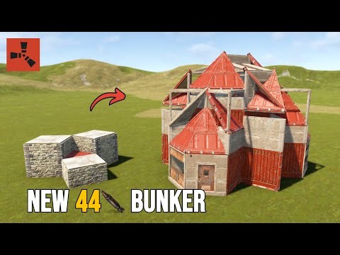 I Built the Best *NEW* Bunkered Base Design - The Burger v4 (PC + Console Rust)