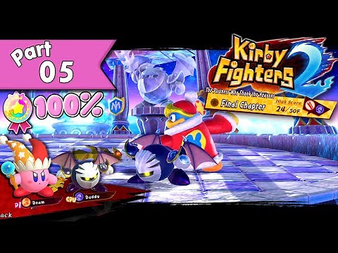 Kirby Fighters 2 100% walkthrough - Part 5 - Final Chapter (Partners Shook Heavens) - Platinum Rank