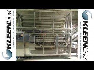 Pill Bottles Transferring Through a Vertical Accumulation Conveyor System