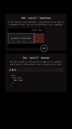 CSS calc function