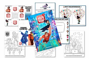 Free Printable Ralph Breaks the Internet Activities for Kids