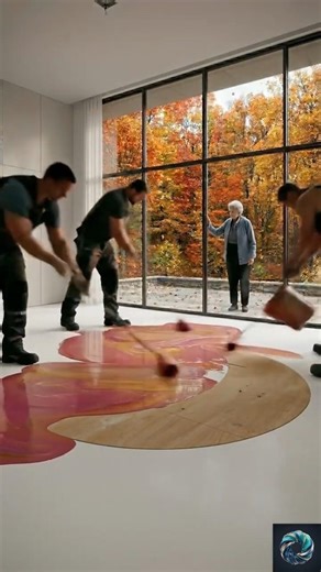 Amazing Epoxy Floor & Moon Aquarium Transformation 🌙