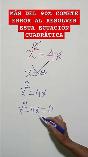 ECUACIÓN CUADRÁTICA PROBLEMÁTICA | solución CORRECTA #ecuacion #matemática #ecuacioncuadratica