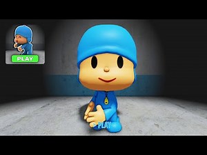 RUN FROM POCOYO Scary Obby New Update - Roblox All Bosses Battle FULL GAME Walkthrough #roblox