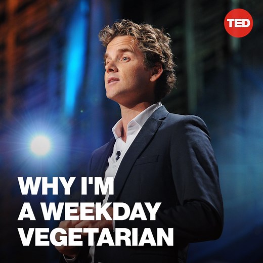 Want to try eating more plant-based foods, but having a hard time making the switch? That's something journalist Graham Hill struggled with, too. Here's why he says becoming a "weekday vegetarian" helped: http://t.ted.com/MXZNysE | TED