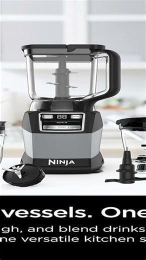Ninja AMZ493BRN Compact Kitchen System with Auto-iQ, Blender Food Processor - Is It Worth It? 🤯