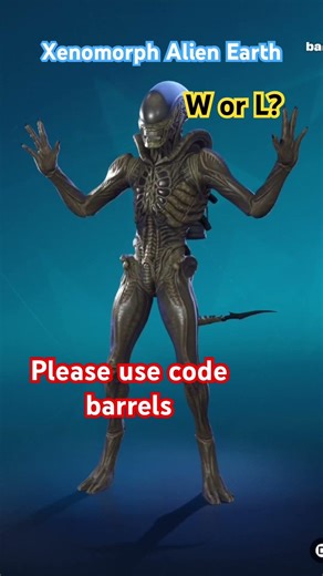Alien: Earth Xenomorph is in Fortnite Item Shop! Who likes it? #fortnite #itemshop #alien