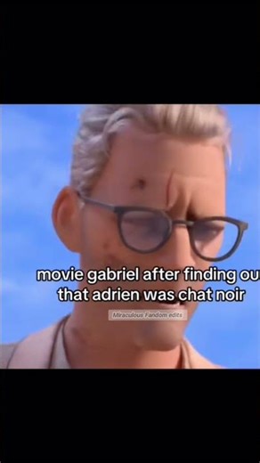 when Gabriel found chat noir is Adrian