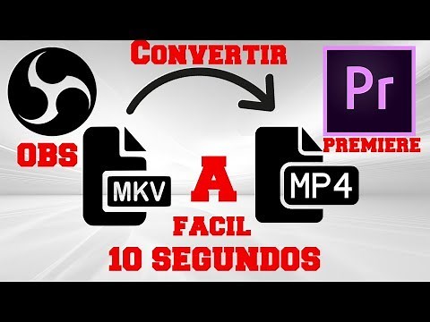 CONVERTIR MKV A MP4 SIN PERDER CALIDAD FACIL y RAPIDO l Solucion Formato no Admitido Premiere Pro
