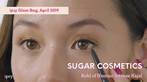 Aja Dang lines her lower lashline with SUGAR Cosmetics Kohl of Honour Intense Kajal from this month's #ipsyGlamBag and smudges it for a quick, smoky look. || #ipsy | IPSY