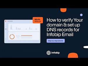How to Verify Your Domain & Set Up DNS Records for Infobip Email | Step-by-Step Tutorial