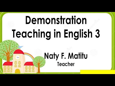 ENGLISH GRADE 3 SIMPLE PRESENT TENSE DEMO LESSON