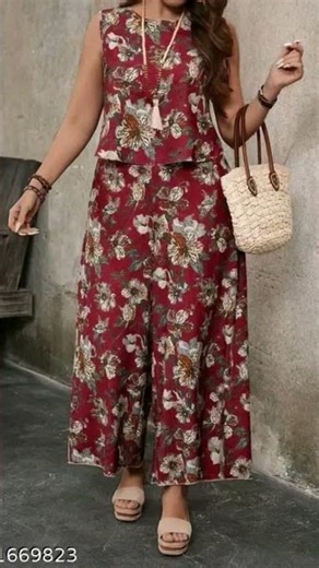 Trendy Pink Floral Women Night Suit Set | #youtubeshorts #indianfashion #shorts