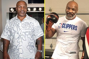 IN SHAPE Mike Tyson shows off seriously impressive body transformation as 54-year-old prepares for Roy Jones Jr