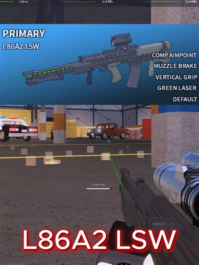 L86A2 LSW Gameplay in Phantom Forces Roblox