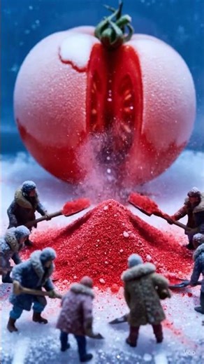 Tiny People Inside a Freezer | Miniature World in Real Life