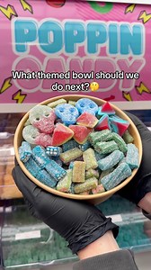 🍉🫐Let’s make a BLUE RASPBERRY & WATERMELON Candy Bowl!🫐🍉 #reels #viral #satisfying #asmr #explorepage #candies #funny #platter | Poppin Candy