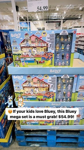 COSTCO DEALS on Instagram: "If your kids love Bluey, this Bluey mega set is a must grab! $54.99! #costcodeals #costco"