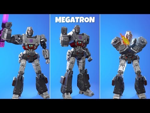 Fortnite New Megatron Skin with All Chapter 4 Season 4 Dances & Emotes!