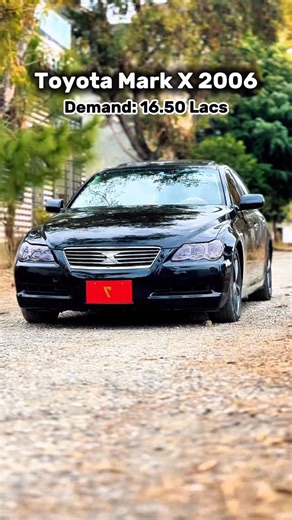 4sk Autos on Instagram: "2006 Toyota Mark x 300G Premium. Dm me! #cardeals #markx #forsale CONTACT NO+923130599721 Location: Swat Mingora Bypass Kpk Demand: 1650000 Lacs 👉 Price Negotiable 🫶 🚘 Car Information 🚘 Toyota Mark X 300G Premium 2006 Model Original Colour: Silver/ Converted To Black 👍 NCP “Non Custom Paid” Automatic Transmission 3000 Cc Sunroof Gear, Engine Good Full Option Full Genuine Power Steering & Windows Air Conditioning 🚘 Detail Car Information 🚘 🚗 Engine: 3.0L V6 (3GR-F