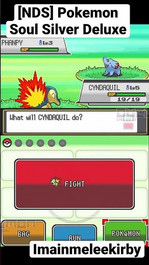 NDS ROM Pokemon Soul Silver Deluxe Gameplay #Shorts | Ducumon