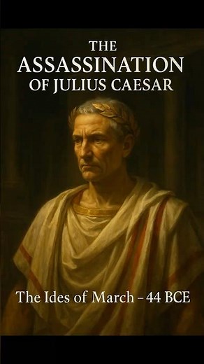 The Assassination of Julius Caesar | 44 BCE – The Ides of March #rome #caesar #historyshorts