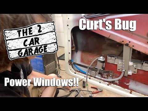 Vintage VW Beetle Power Window Install - Curt's Bug Part 6