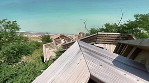 New ‘floating stairway’ allowing access to Lake Michigan opens in Mequon
