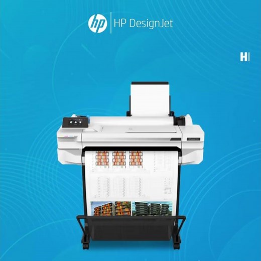 HP DesignJet T525 24-in (24 inch/ A1 size) Large Format Plotter Printer