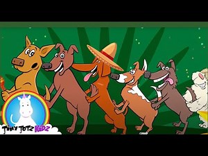Canine Conga | Dogs | Pets | Dance | Conga Line| Dancing Dogs | Cute Dogs | Tiny Totz Kidz