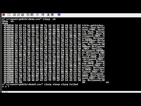 How to Create CSV files in Forth - SwiftForth
