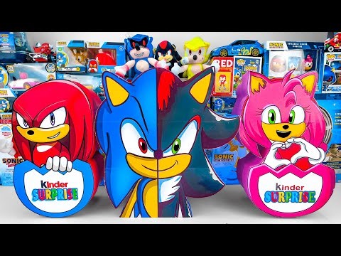 Sonic The Hedgehog Collection Toy Review ASMR 🌀 ALL Sonic Mystery Eggs