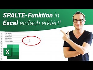 SPALTE-Funktion einfach erklärt | Lerne Microsoft Excel ✅