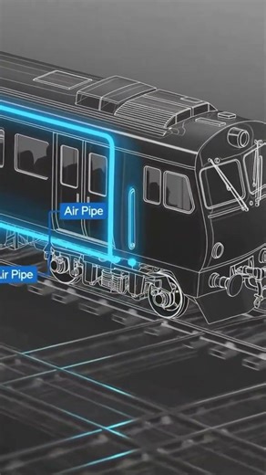 Train Air Brake System Explained 🚆🔥