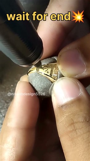 Ring cutting design 💥#gold