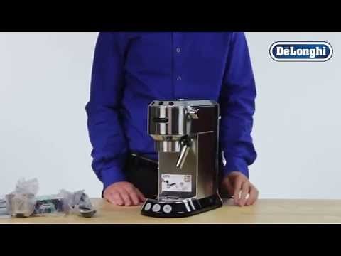 De'Longhi Dedica: Setting Up the Machine