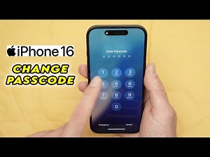 iPhone 16: How to Change the Passcode