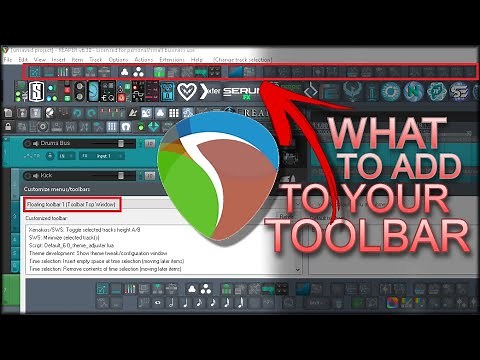 Reaper Tutorial: Top Toolbar Ideas And Icons